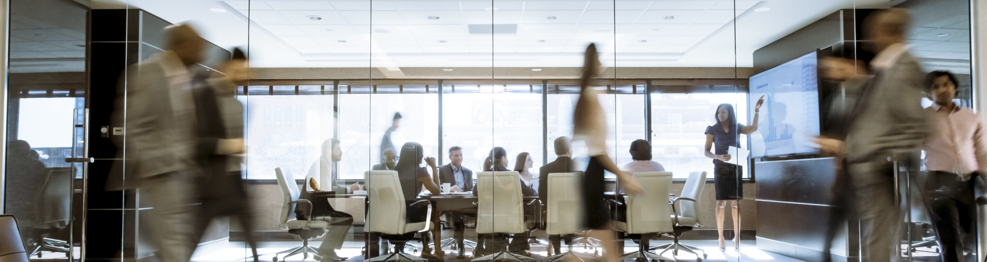 Business people in office